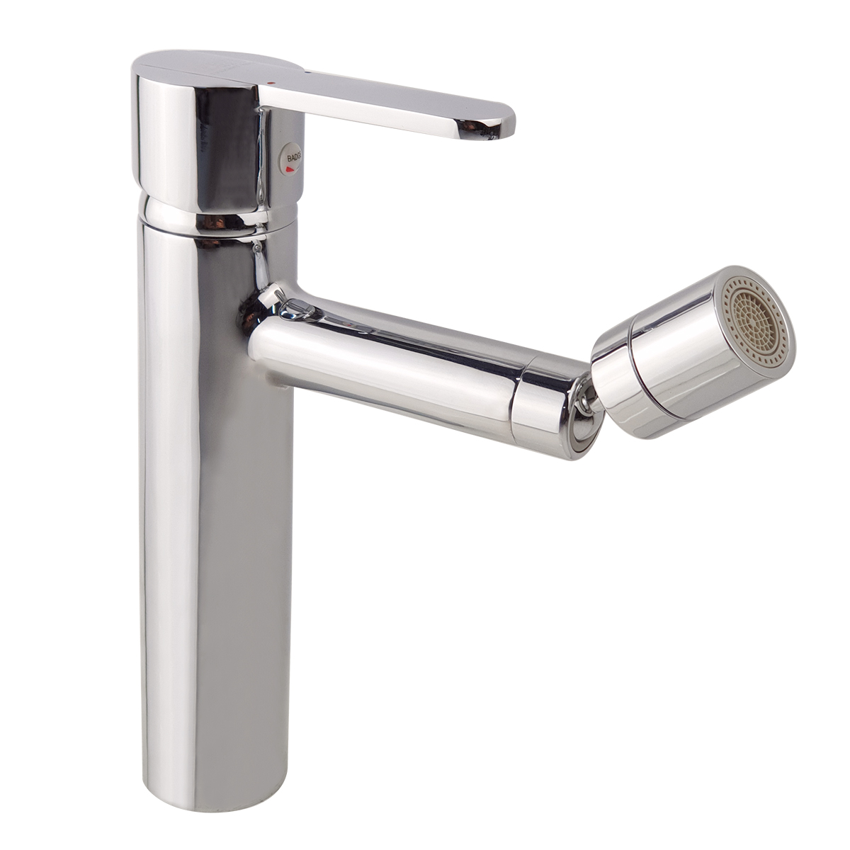 (Có Video) Vòi Lavabo nóng lạnh điếu cao thông minh, chất liệu Đồng mạ Chrome Eurolife EL-D24 (Trắng bạc)
