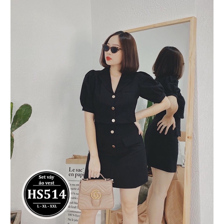 Sét vest chân váy có quần trong size 65-90ký