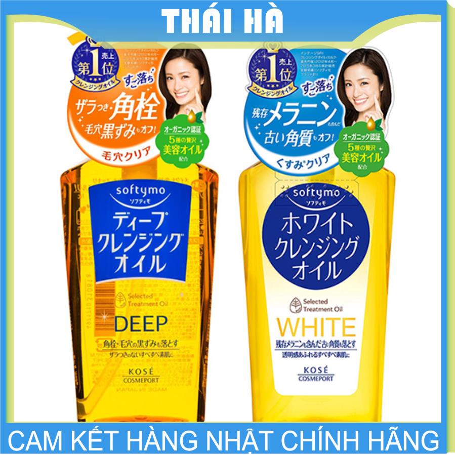 [HCM]Dầu Tẩy Trang Kose Softymo Cleansing Oil 230ml Tẩy Sạch Lớp Trang Điểm Làm Sạch Lỗ Chân Lông