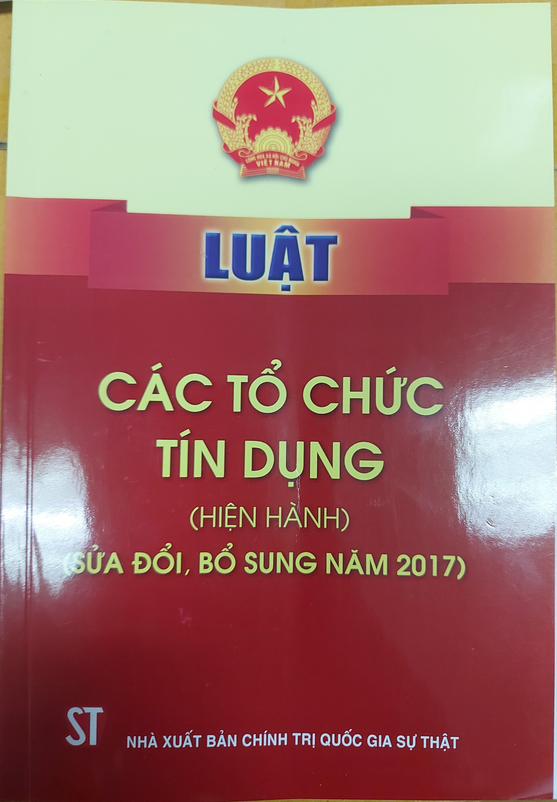 Luật các tổ chức tín dụng