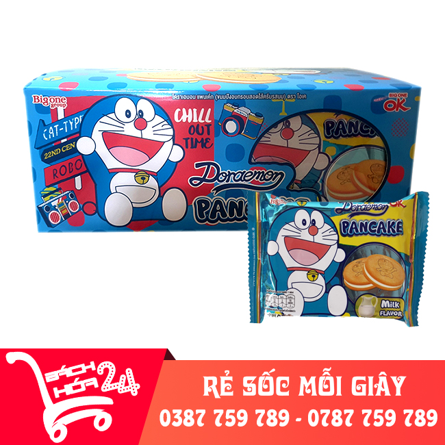 Bánh quy Pancake Doraemon thái lan nhân SỮA VANI