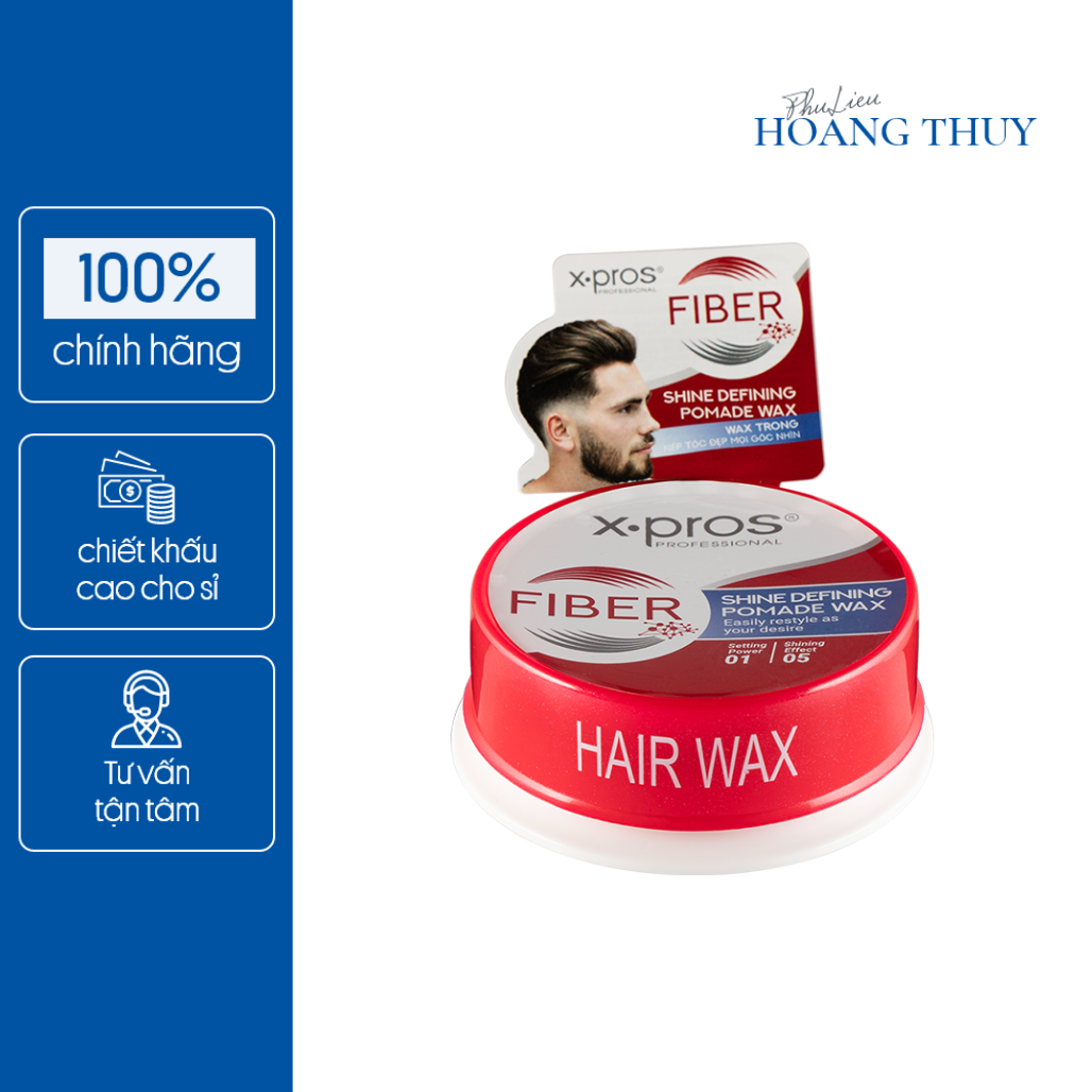 Wax tóc x.pros fiber shine defining pomade wax