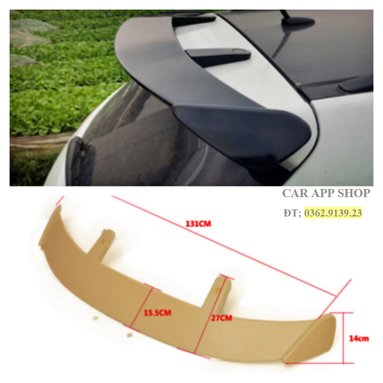 Đuôi gió lắp chung các dòng xe suv đuôi cộc Hatchback
