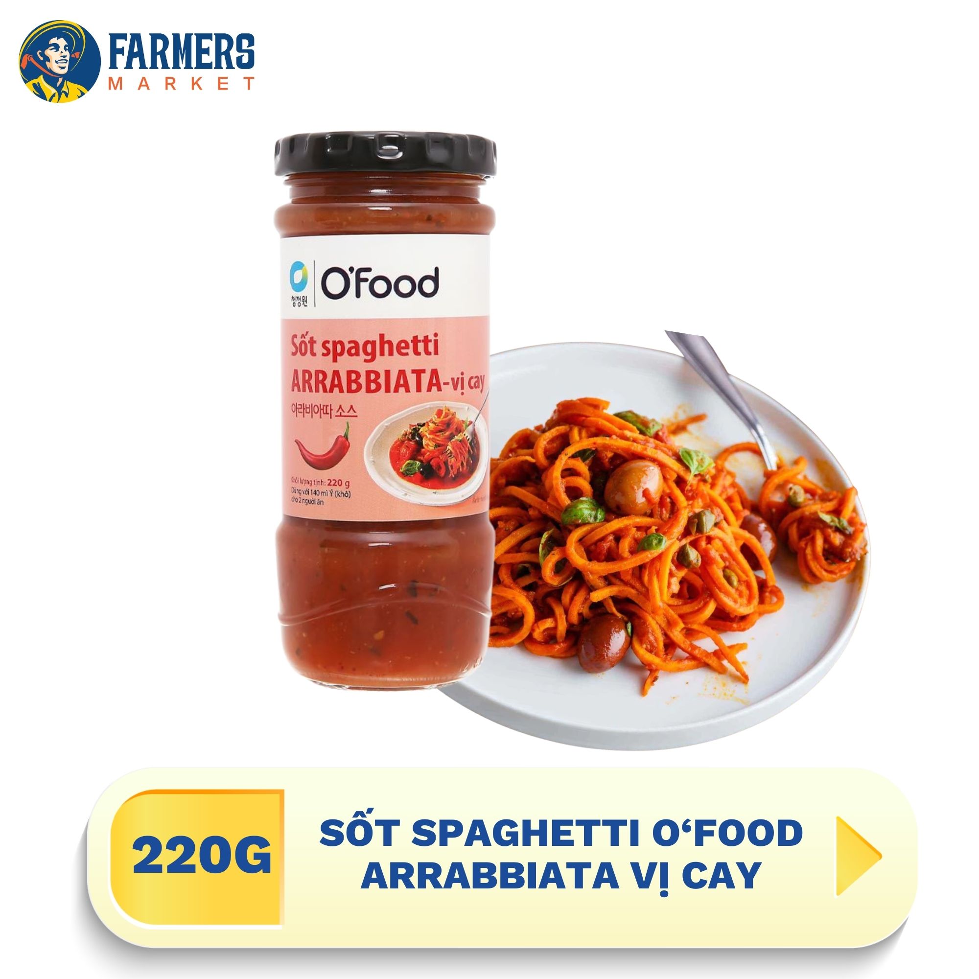 [Giao hàng toàn quốc] Sốt spaghetti nguyên bản O'food 220G