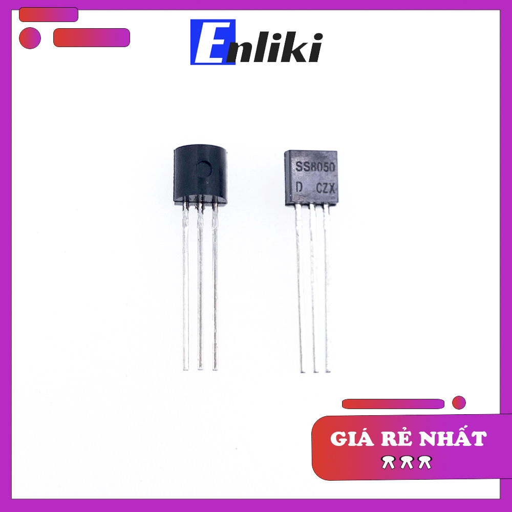 Bộ 2 chiếc trans ss8050 npn 1.5a 25v to-92 chân đồng