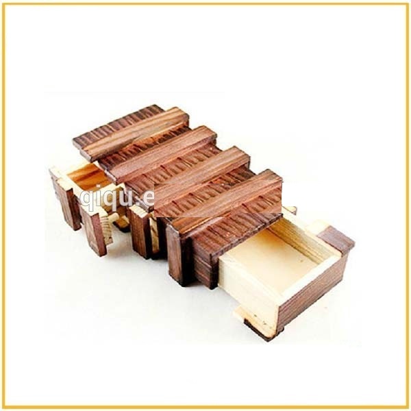 Đồ chơi hộp gỗ bí ẩn 2 ngăn đồ chơi ảo thuật hộp gỗ thần kỳ hôp quà tăng bí ân