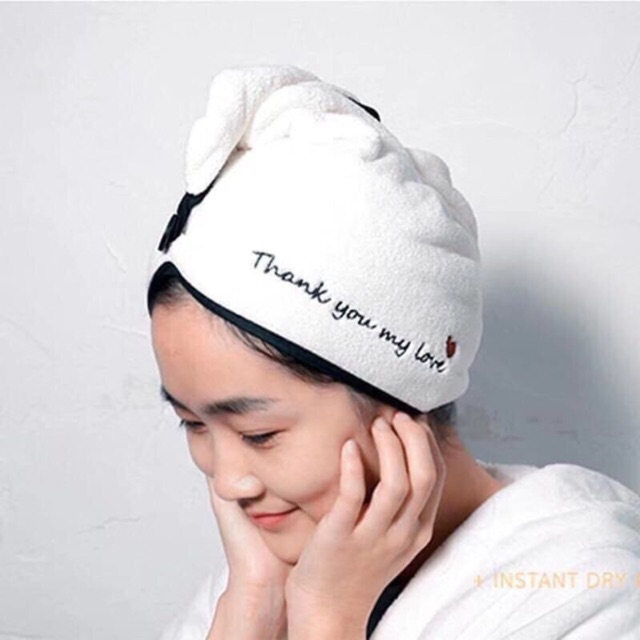 Khăn quấn tóc, ủ tóc, khăn quấn khô tóc, mũ tắm trùm đầu làm khô tóc siêu nhanh, siêu hiệu quả