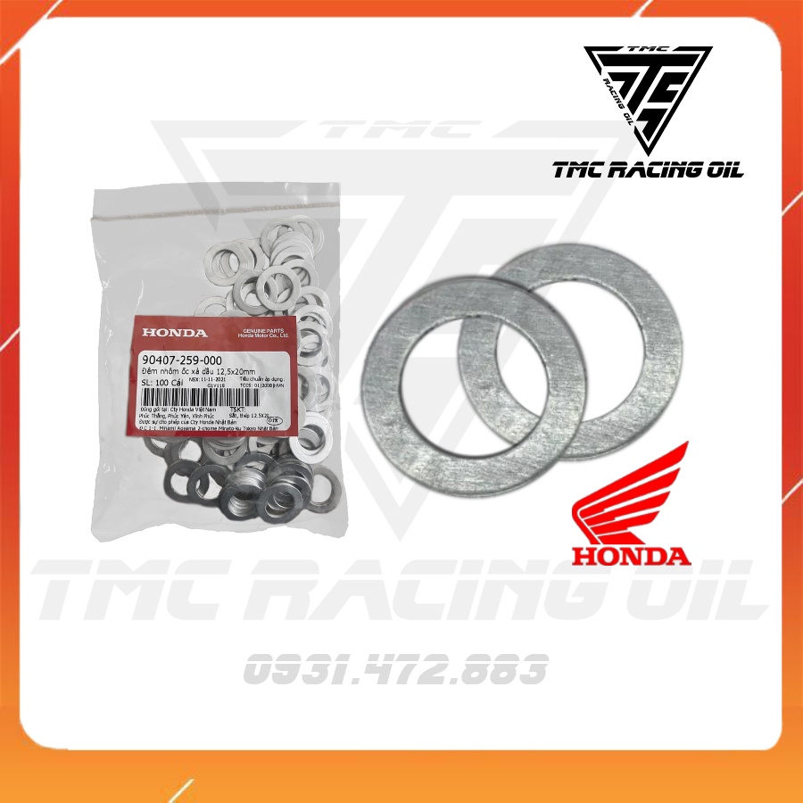 Long đền - đệm nhôm ốc nhớt Honda