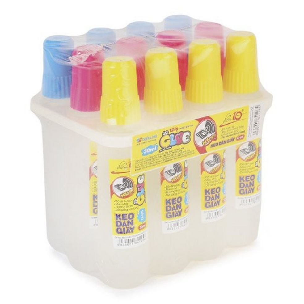 LỐC 12 LỌ KEO DÁN GIẤY ĐIỂM 10 G-08