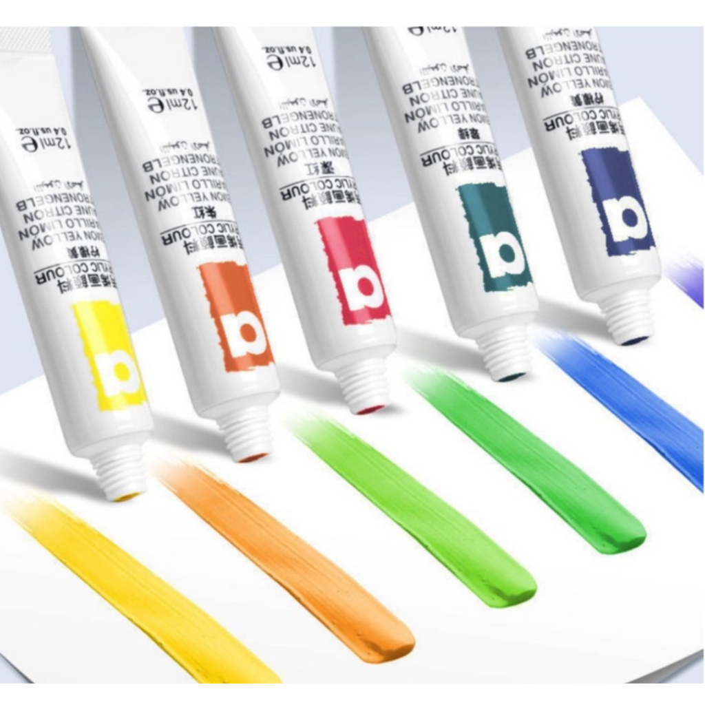Sét vẽ cọ bản học làm nail , Sét gel vẽ cọ bản tập vẽ 12 màu siêu đặc