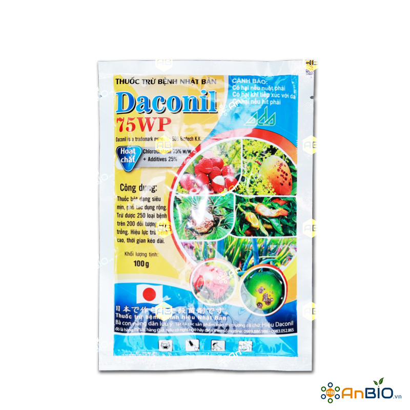 [HCM]Thuốc Trừ Bệnh Phổ Rộng DACONIL 75WP gói 100g ÁO GIÁP CHO CÂY TRỒNG - A2.1043