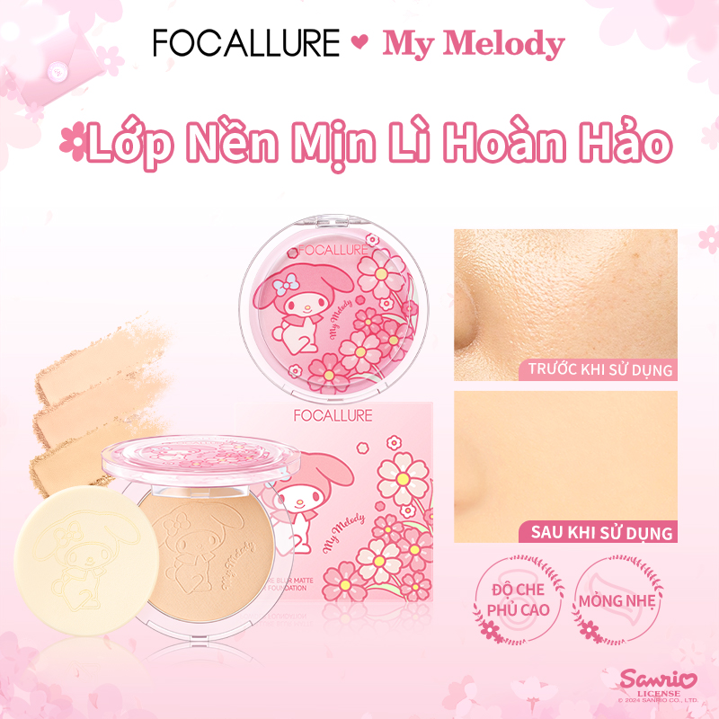 Phấn phủ mờ độ che phủ cao