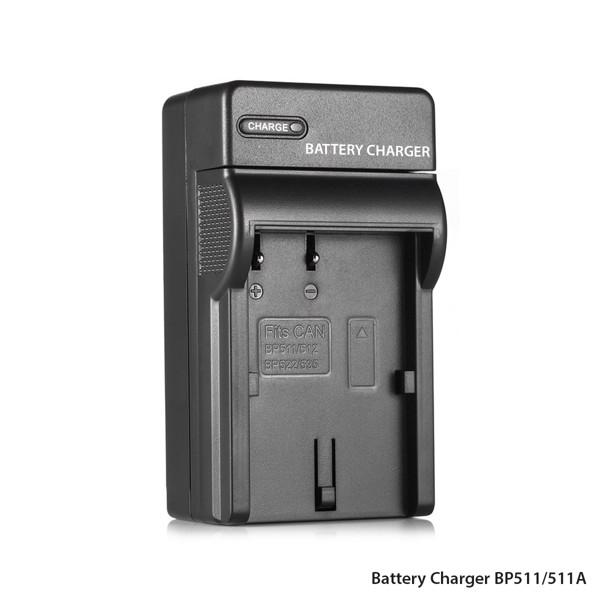 Sạc Charger cho pin Canon BP-511 (BP 511 / 511A) cho CANON EOS 5D, 30D, 40D, 50D