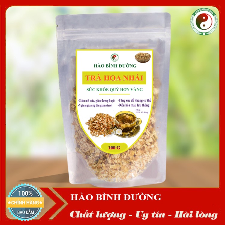 ✅ trà giảm cân hoa nhài khô loại đẹp gói 100g giúp thải độc, giảm tích mỡ, hạ huyết áp giúp đẹp da