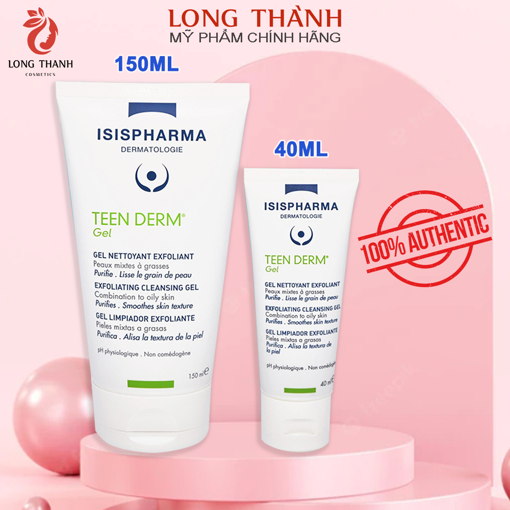 Teen derm gel isis pharma - sữa rửa mặt giảm nhờn ngừa mụn