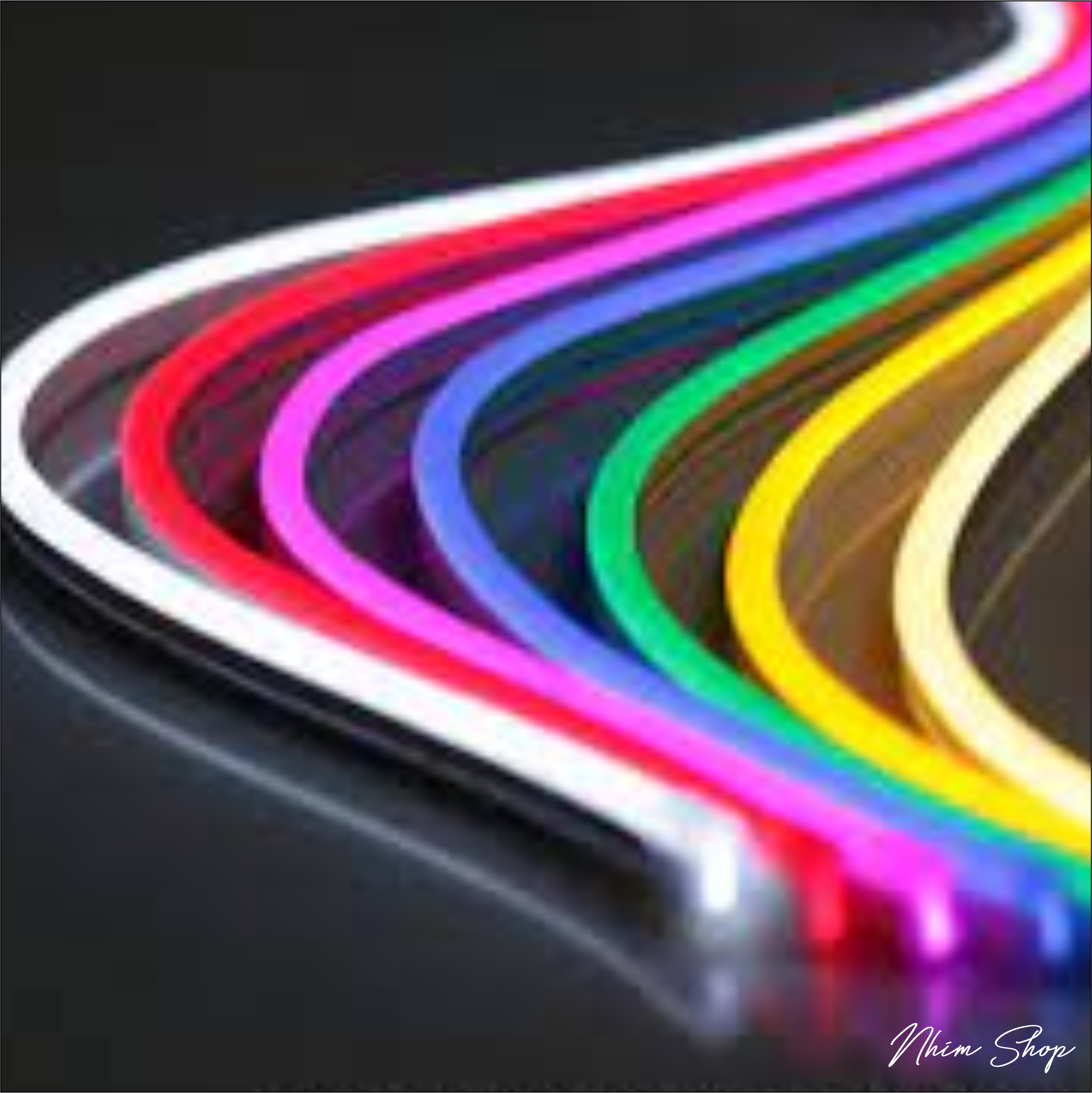 Cuộn led neon 5 mét 12v trang trí | uốn chữ quảng cáo siêu rẻ