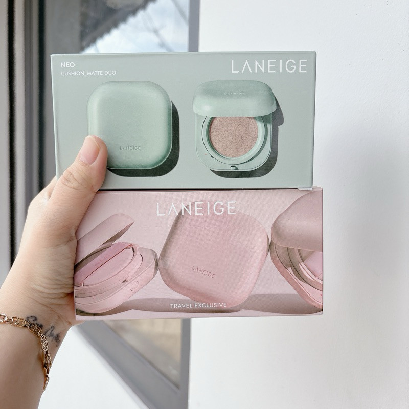 Phấn Nước Che Phủ Mịn Lì 24H CUSHION LANEIGE NEO MATTE - GLOW SPF42+/PA++ ( KÈM LÕI )( MÃ 380)