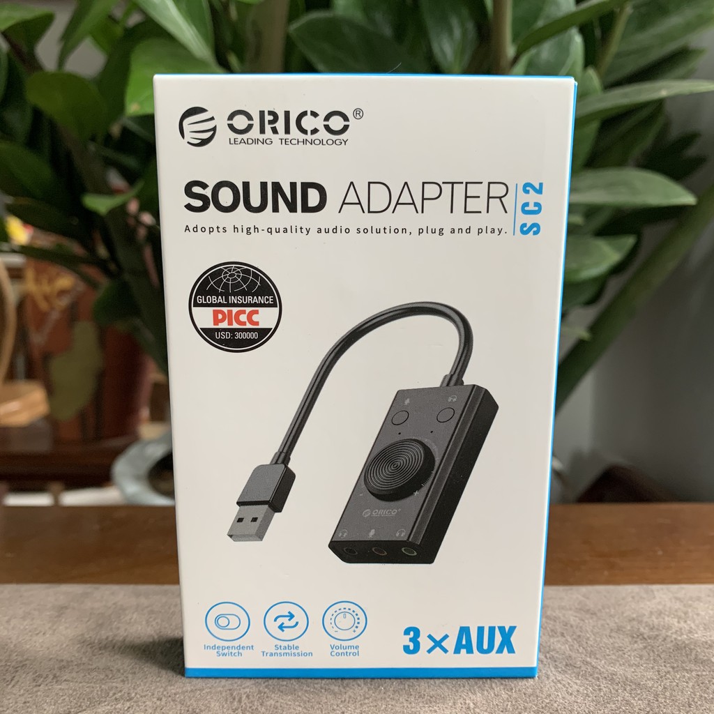 Card âm thanh-Sound card âm thanh 7.1 cho máy tính Pc Orico-chuyên game phim cam kết hàng đúng mô tả chất lượng đảm bảo inbox cho shop để được tư vấn thêm