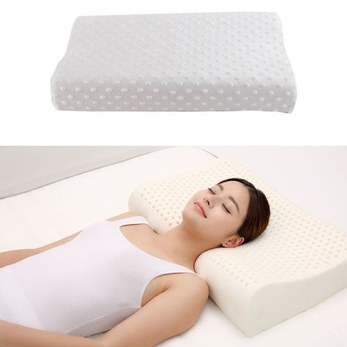 Gối Cao Su Non Cao Cấp Zara , Chống Ngủ Ngáy, Chống Đau Vai Gáy, Giúp Ngủ Ngon & Ngủ Sâu Hơn