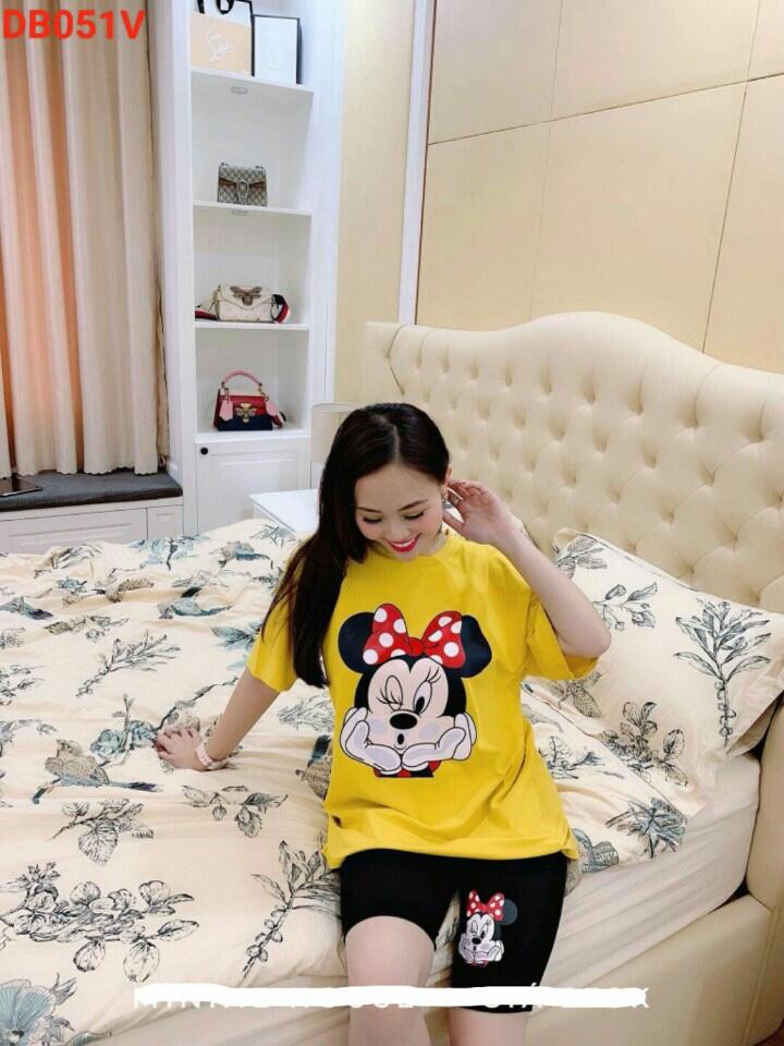 Đồ bộ lửng mặc nhà micky dưới 53 kg