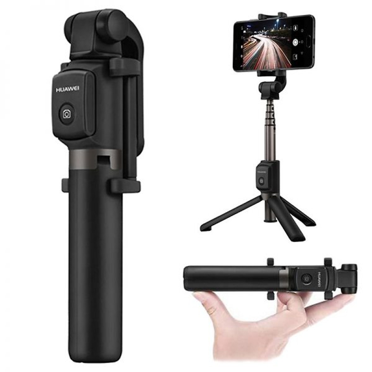Gậy tự sướng Huawei AF15 - Tripod 3 chân chắc chắn kèm Remote điều khiển từ xa
