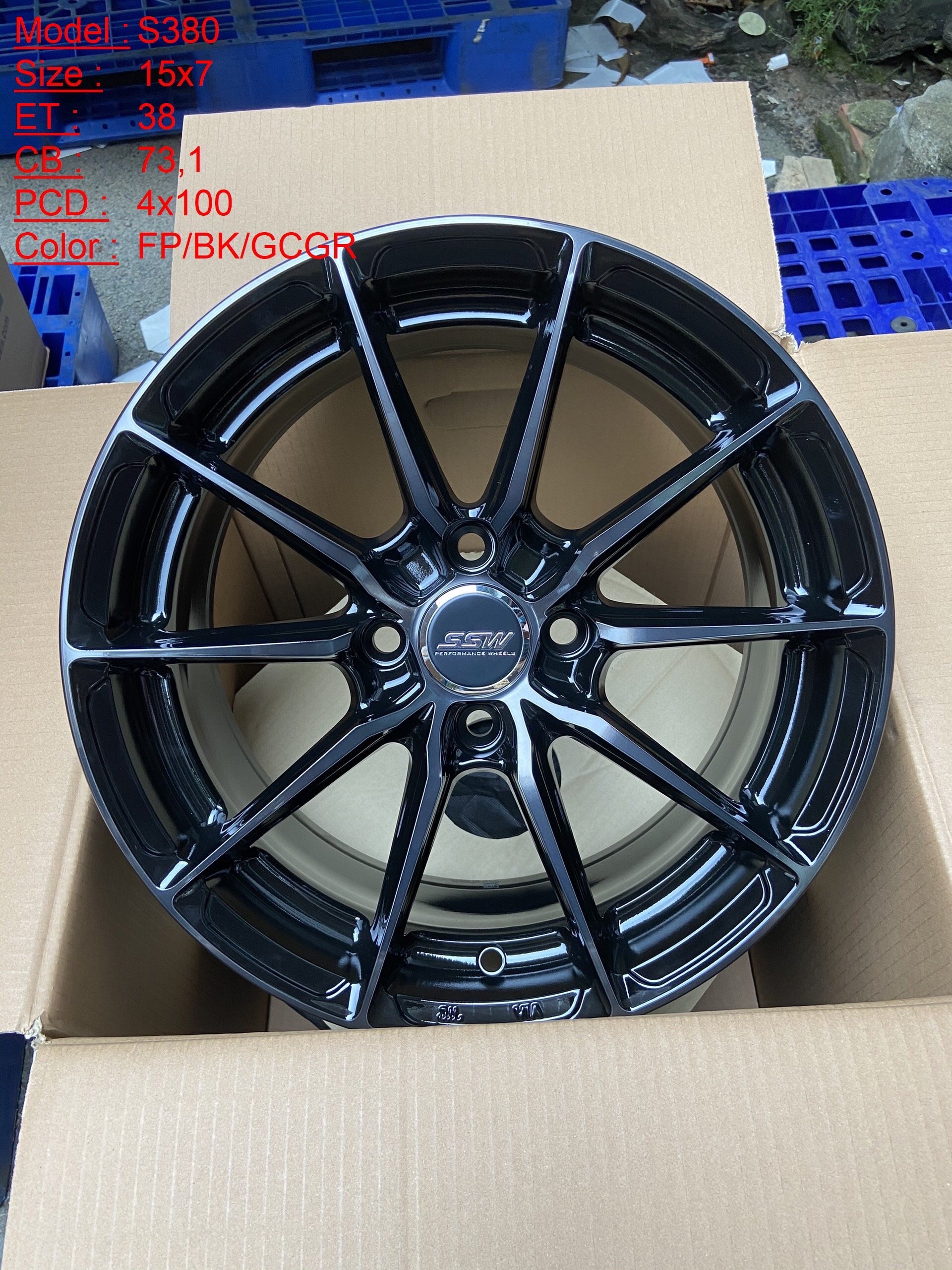 Mâm xe 15 inch 4x100