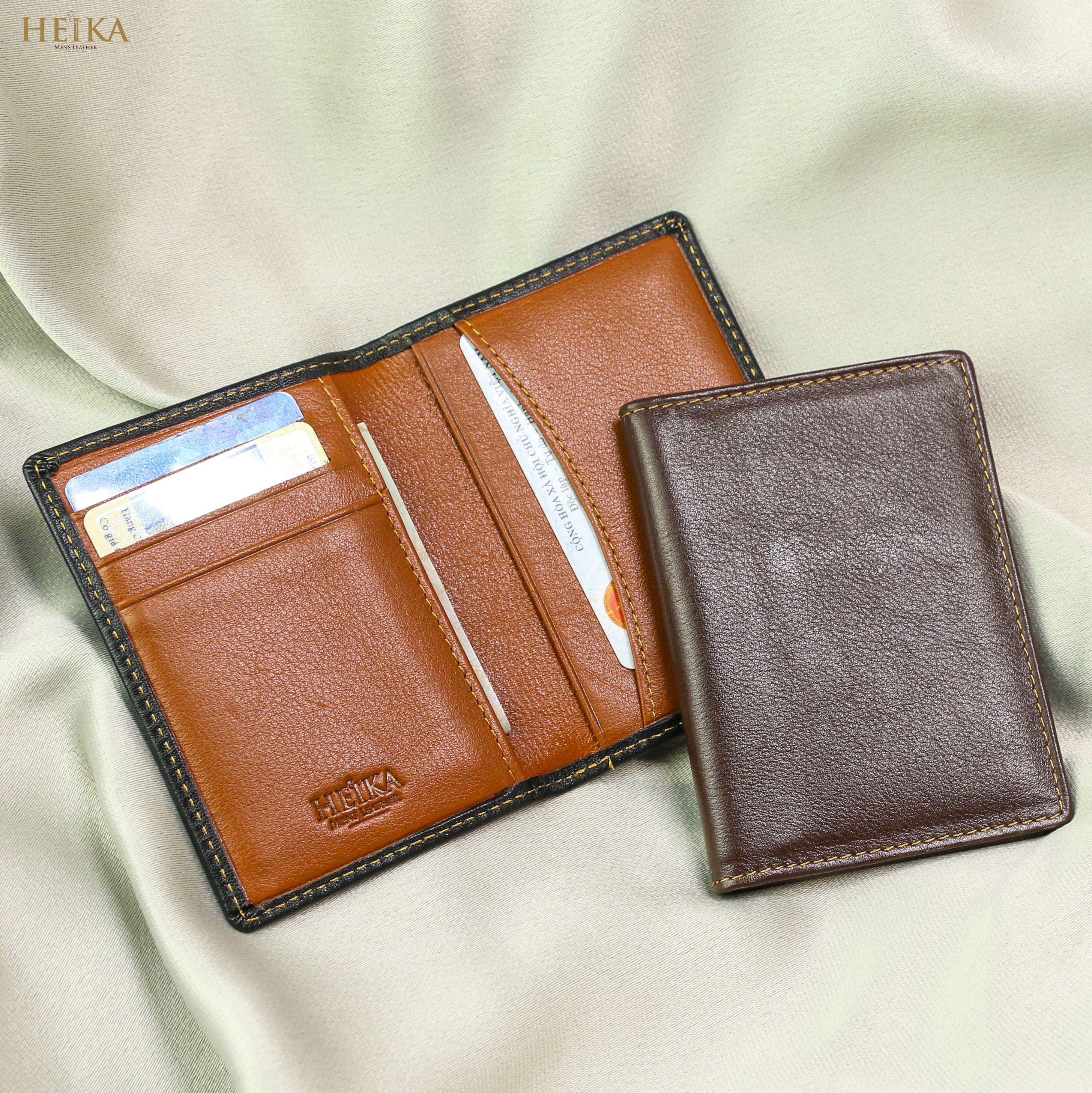 Ví đựng thẻ mini nhỏ gọn -Ví name card thời trang siêu mỏng tặng 1 đôi lót giày