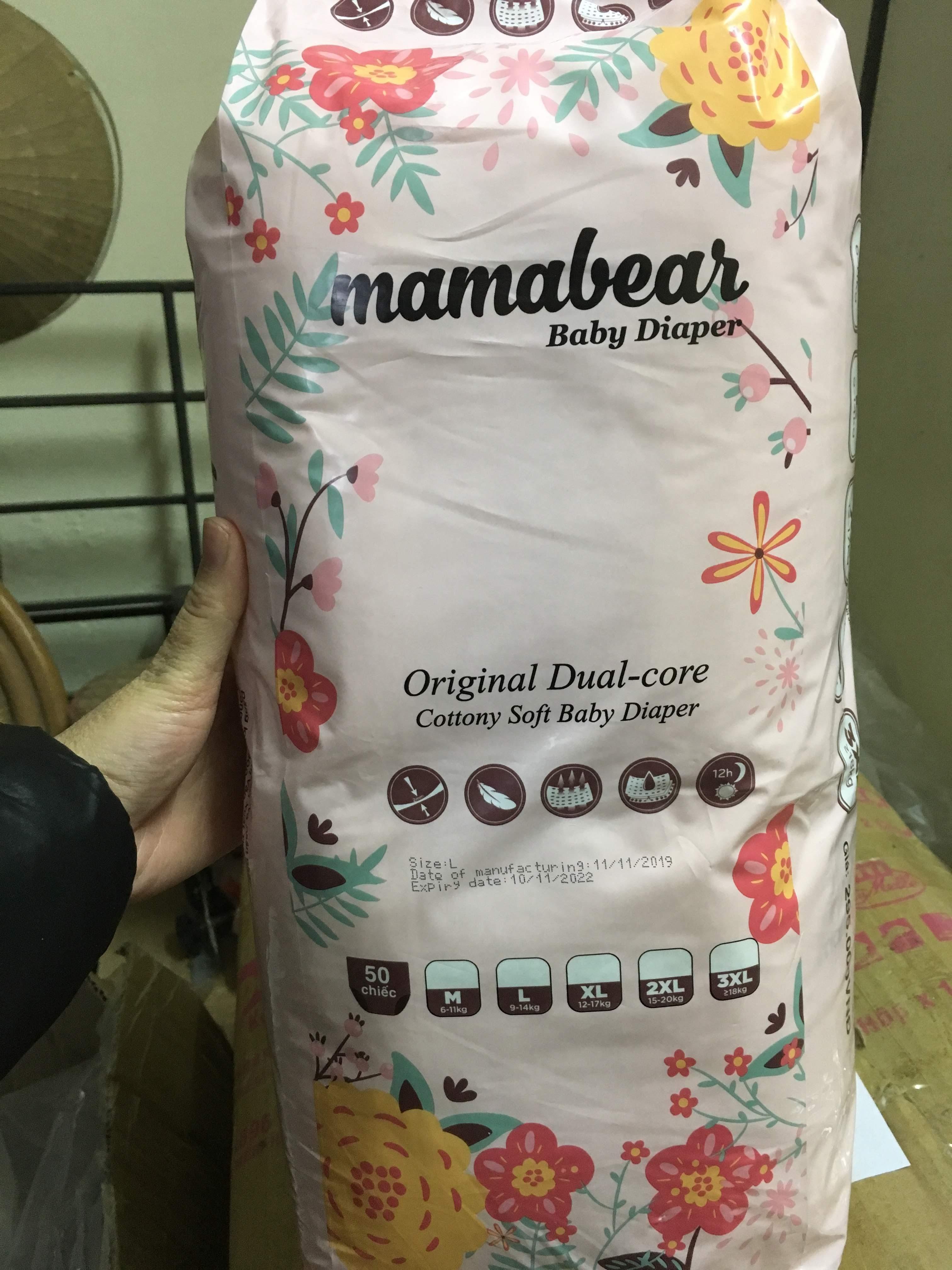 Bỉm quần mama bear m/ l /xl / xxl/ xxxl 50 chiếc -mẫu mới nhất