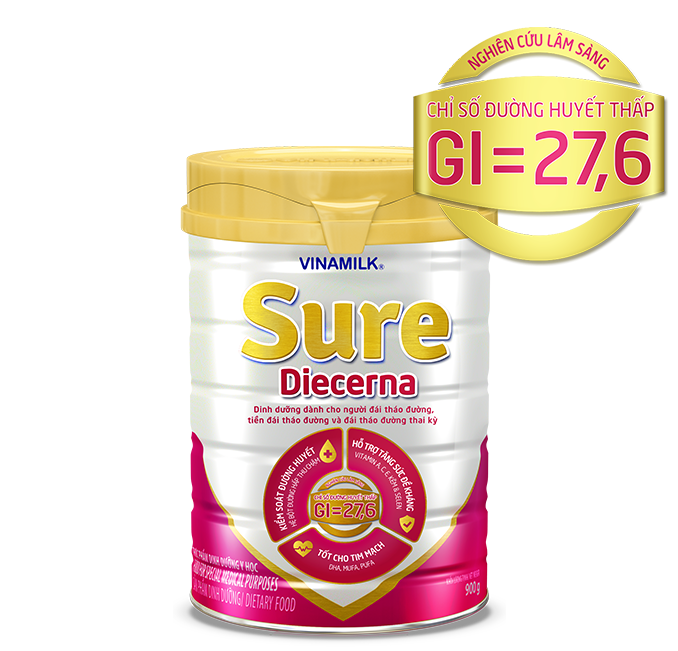 Sữa bột Vinamilk Diecerna (Tiểu đường) 900g