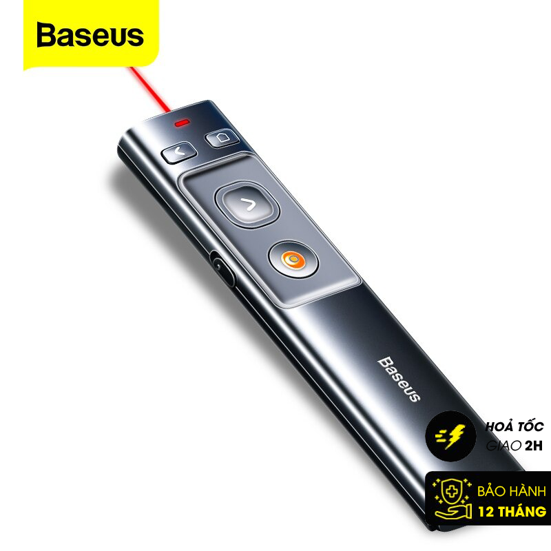 Bút Laser trình chiếu Baseus Orange Dot Wireless Presenter