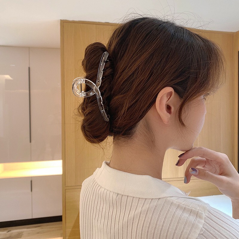 [HCM]Kẹp Cá Mập Chữ T Màu Trong Suốt Style Hàn Quốc Hot Trend Cực Xinh Cho Nữ PKHN0105