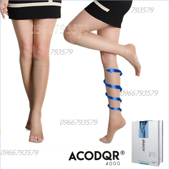 Vớ ngăn giãn tĩnh mạch gối size S
