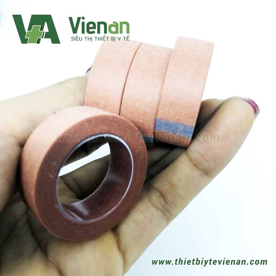 Combo 10 Băng dính giấy 1.25cm cố định mũi