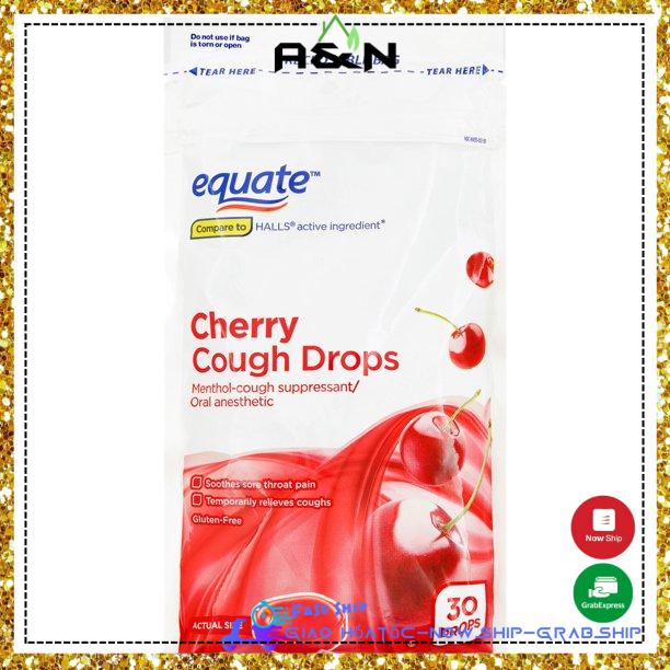 Kẹo ngậm Equate hương Cherry Cough Drops – 30 viên