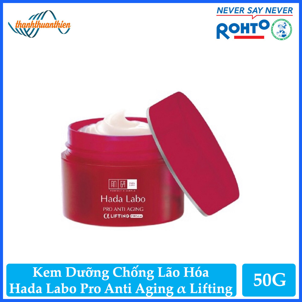 [HCM]Kem dưỡng chuyên biệt chống lão hóa Hada Labo Pro Anti Aging α Lifting Cream (50g)