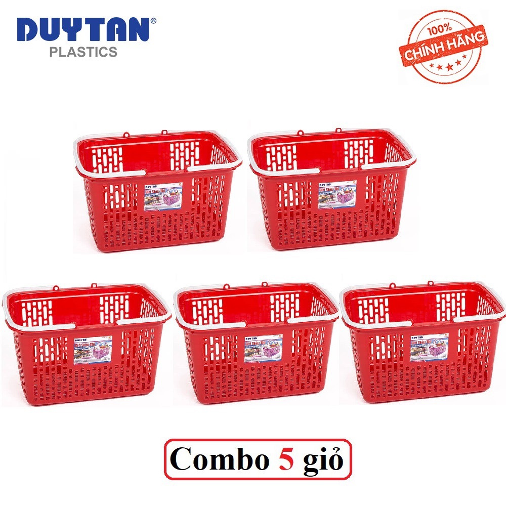 Combo 5 giỏ siêu thị duy tân no.724