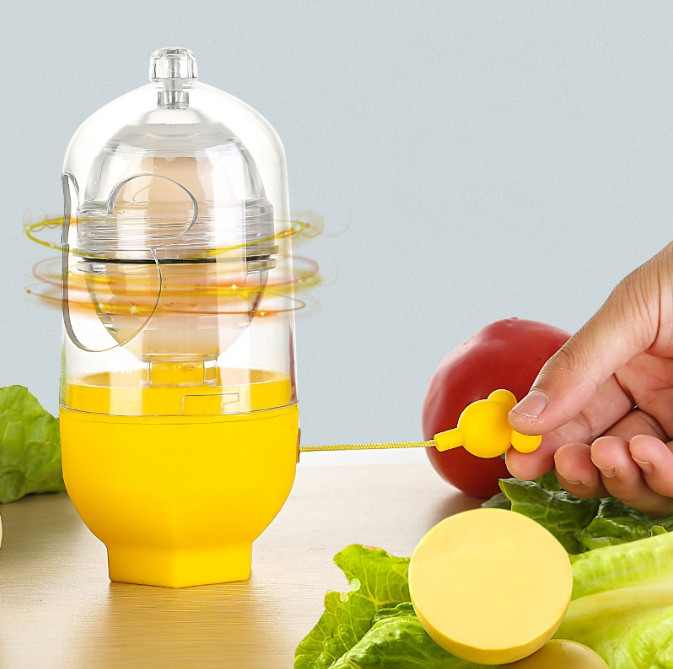 Máy lắc trộn trứng bằng tay siêu nhanh tại nhà - dụng cụ đánh trứng, lắc trứng, quay trứng, trộn lòng trắng trứng lòng đỏ trứng cực nhanh - máy làm trứng gà nướng tại nhà tiện lợi