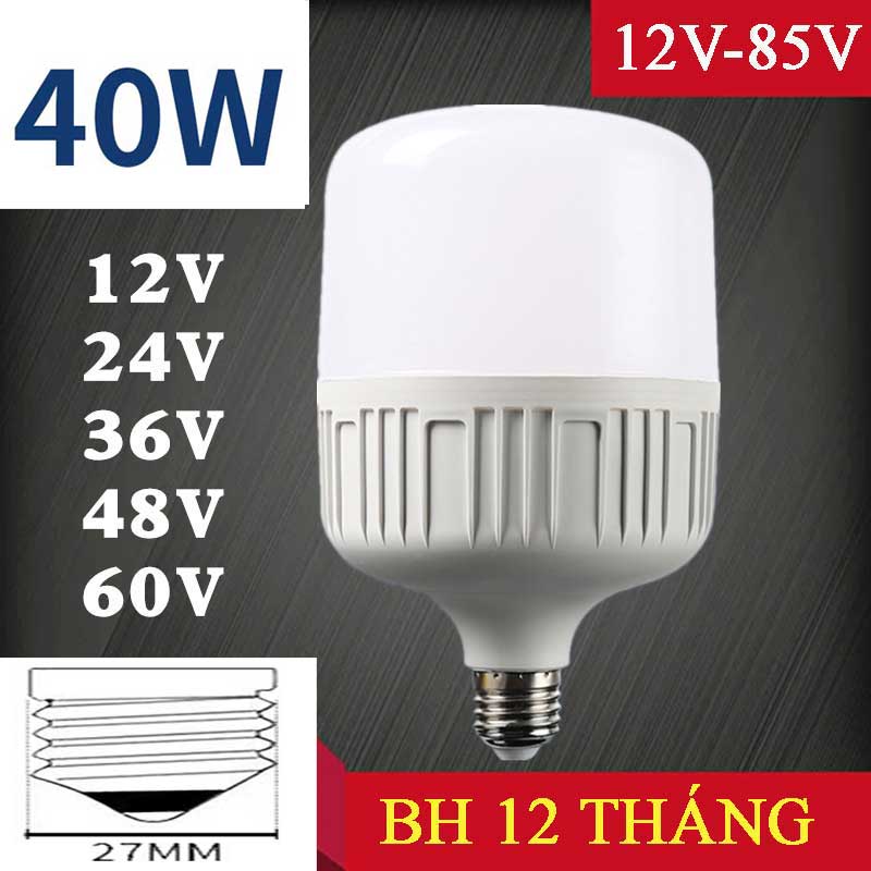 Bóng đèn led 40w sài bình ăc quy 12v-85v loại tốt