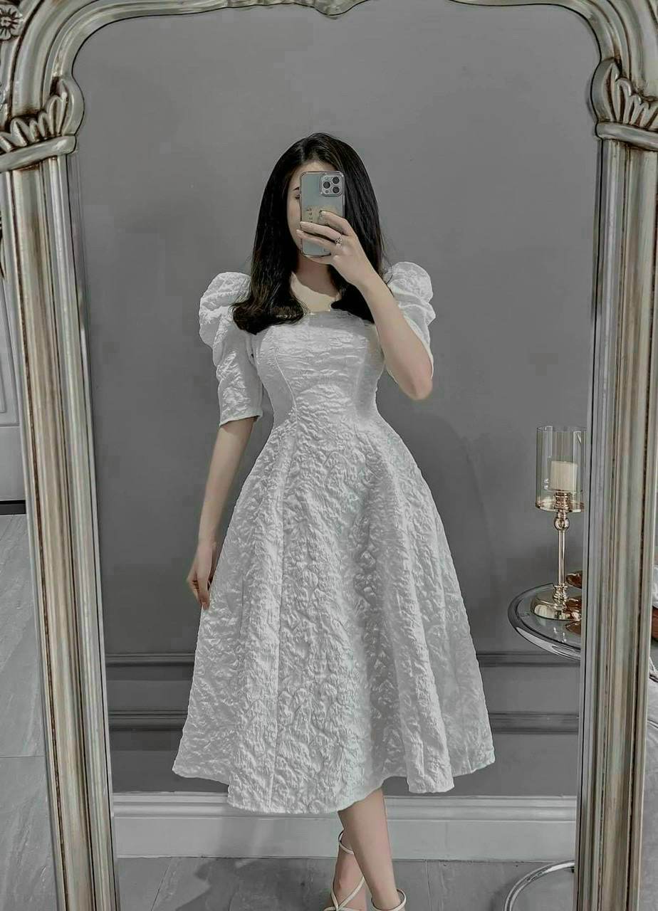 Đầm Nữ kiểu dáng dự tiệc thiết kế sang trọng thích hợp dự tiệc, dạ hội thời trang HARI