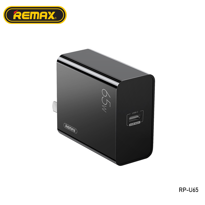 Củ sạc nhanh pd remax gan 65w cổng type c hỗ trợ pd, qc3.0 dùng sạc điện thoại, máy tính, laptop