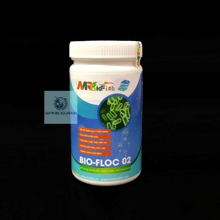 MrBio Fish - Men vi sinh xử lý nước bể cá dạng bột Bio Floc 2 - 150gram
