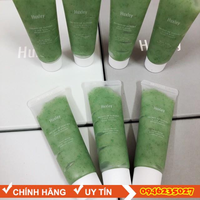 Tẩy da chết Huxley mini 30gr, giúp rửa tẩy tế bào chết nhẹ nhàng, sạch lỗ chân lông, giảm tình trạng bít tắc gây nên mụn