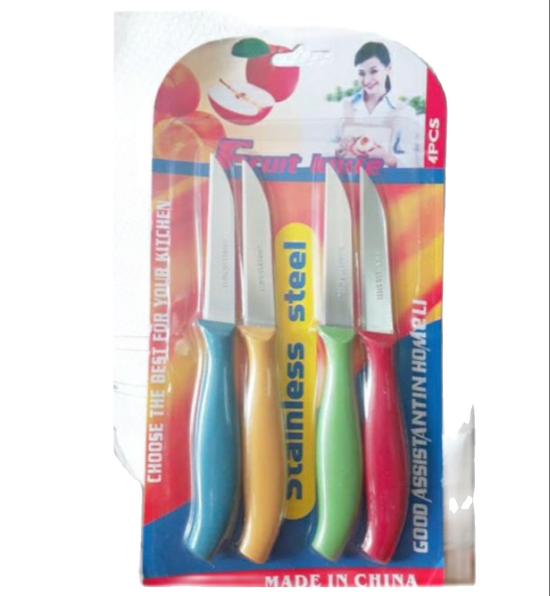 (Giao hỏa tốc) Bộ 4 dao cắt tỉa trái cây (mua tại ptptshop)