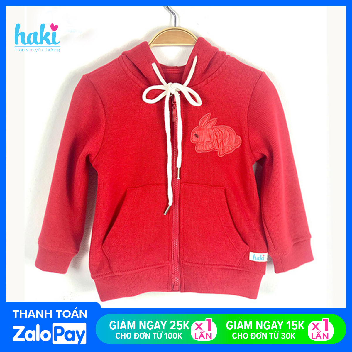 Áo khoác nỉ cho bé; áo khoác trẻ em cho bé từ 10kg đến 26kg HAKI HK502; áo hoodie cho bé trai bé gái.