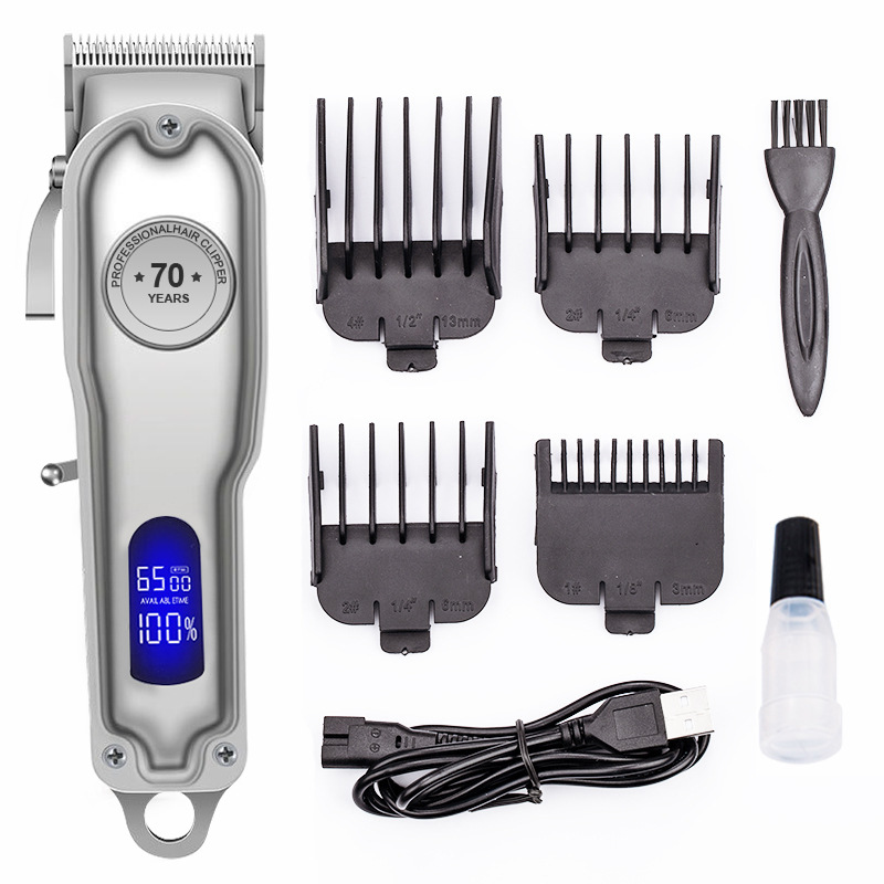Tông đơ cắt tóc không dây Hair clipper RFCD808 công suất 10W mạnh mẽ chuyên nghiệp dành cho salon và gia đình cắt hoặc trấn viền Tông đơ cắt tóc trẻ em tăng đơ hớt tóc cho gia đình, salon, Tông đơ cắt tóc không dây chuyên nghiệp