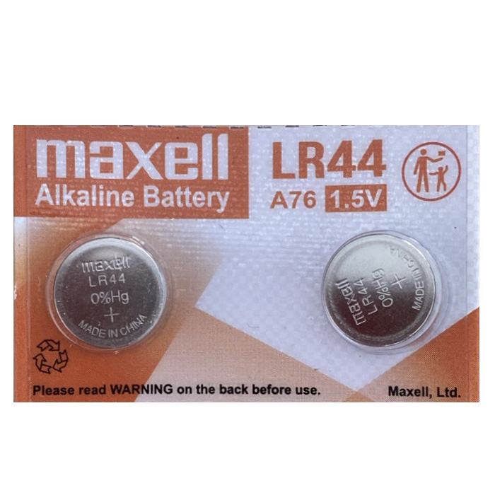 Pin lr44 a76 pin cúc áo 1.5v alkaline maxell lr44 a76 made in japan 2 viên