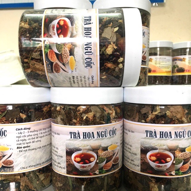 COMBO 4 HỘP TRÀ HOA NGŨ CỐC MÓN QUÀ VÔ GIÁ TỪ THIÊN NHIÊN LOẠI 1
