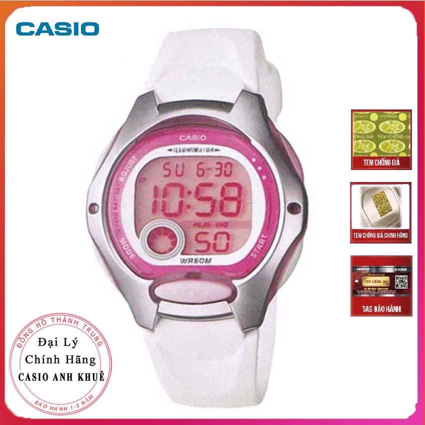 Đồng hồ nữ casio lw-200-7avdf dây nhựa pin 10 năm