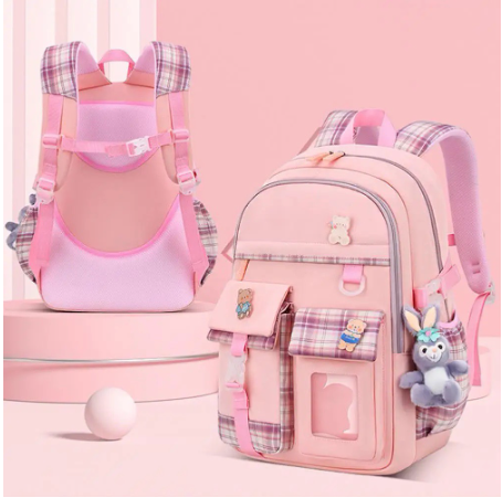 Cặp học sinh nữ version hàn quốc ulzzang balo học sinh nữ dễ thương sinh động dành cho học sinh tiểu học trung học