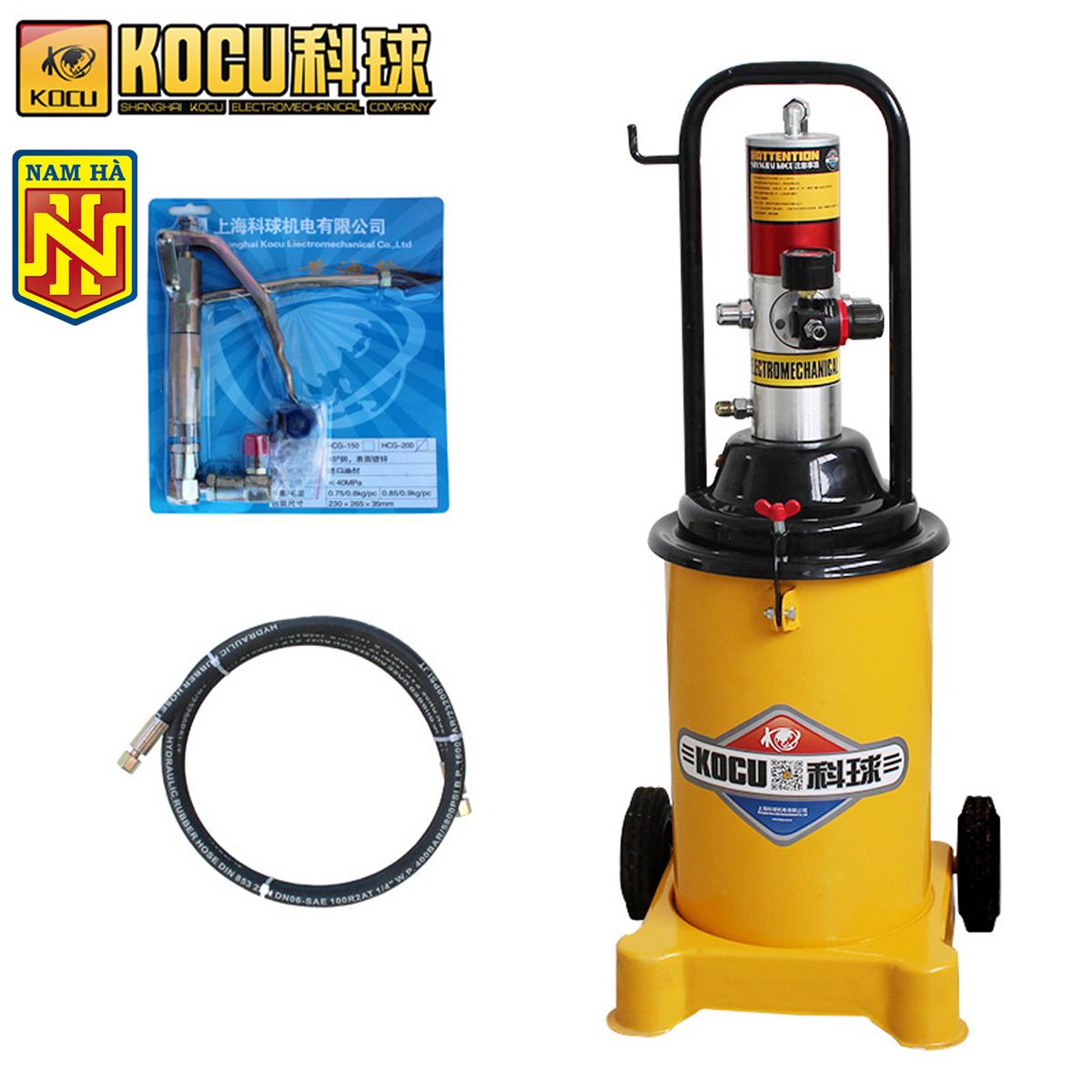 Máy bơm mỡ khí nén 12L Kocu GZ-8 [Máy bơm mỡ bằng khí nén máy bơm mỡ bò khí nén máy bơm mỡ bò tphcm máy bơm mỡ đà nẵng máy bơm mỡ bằng hơi]